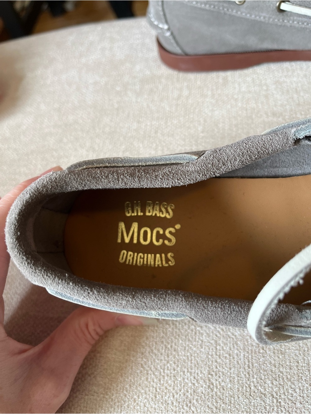 G.H. Bass Hampton Suede Boat Shoes - Picture 3 of 5